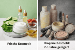 Gesunde und frische Kosmetik und Drogerieartikel