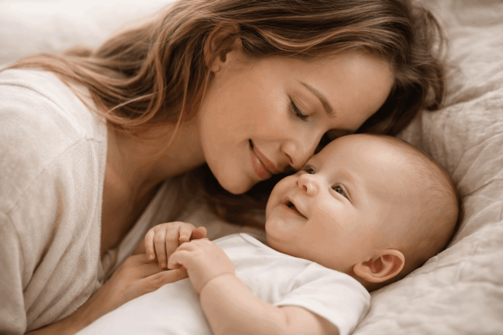 Mama mit Baby Gesundheit