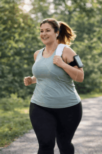 Frau beim Joggen 